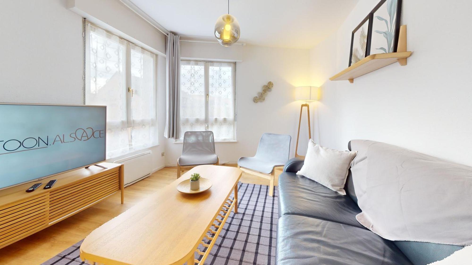 Elegance, Appartement 6 Pers 1 Parking Кольмар Екстер'єр фото