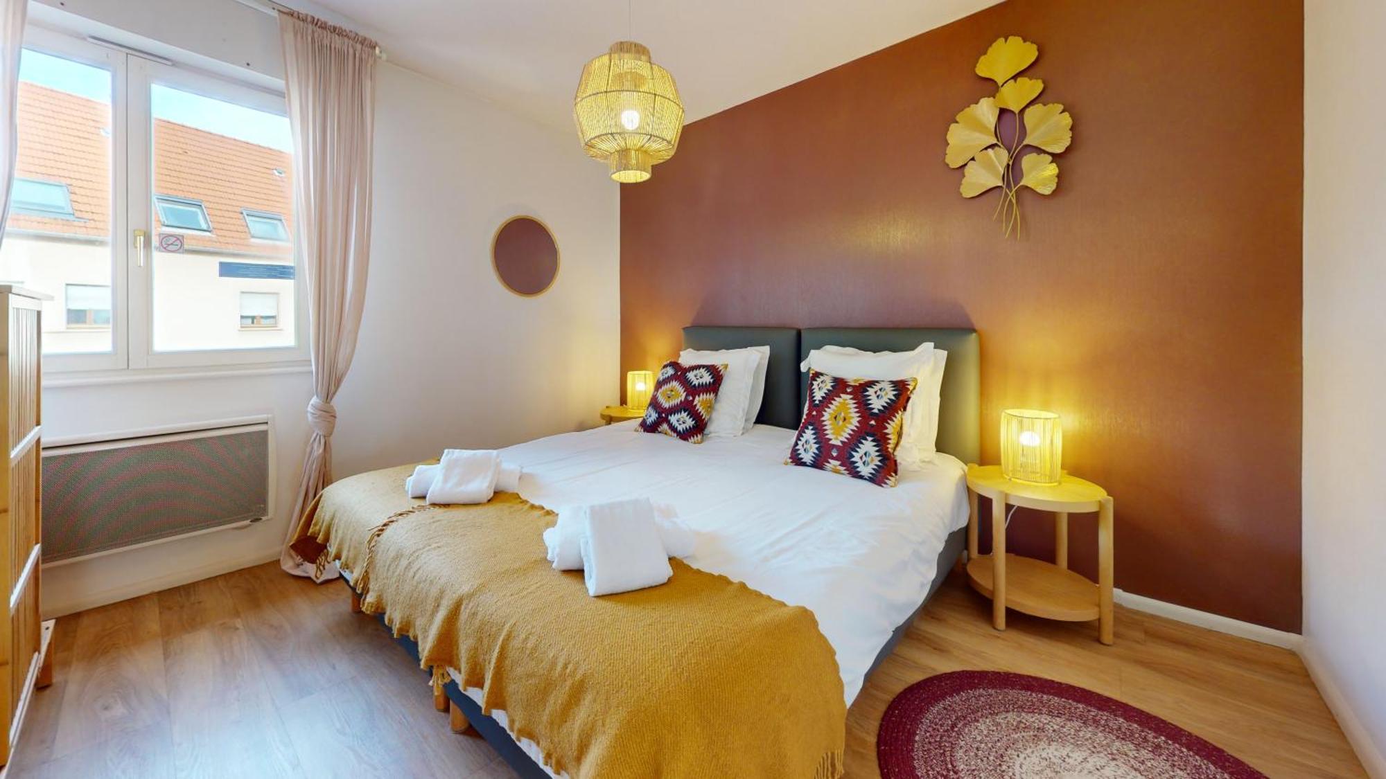 Elegance, Appartement 6 Pers 1 Parking Кольмар Екстер'єр фото