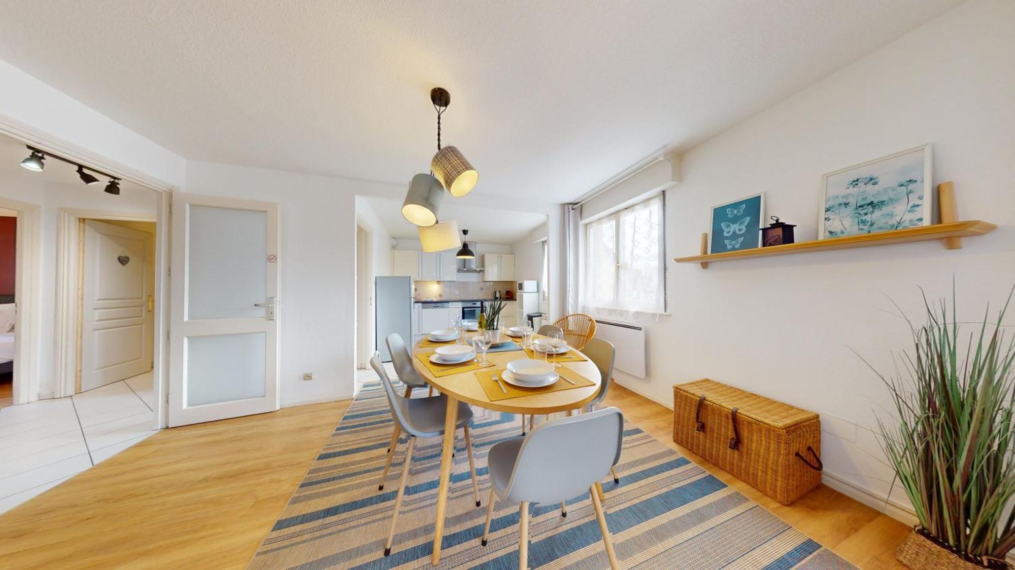 Elegance, Appartement 6 Pers 1 Parking Кольмар Екстер'єр фото