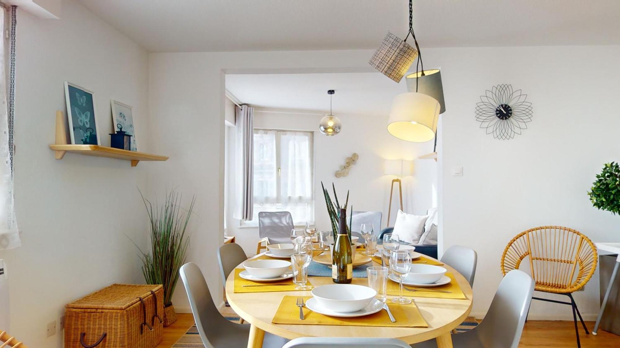 Elegance, Appartement 6 Pers 1 Parking Кольмар Екстер'єр фото
